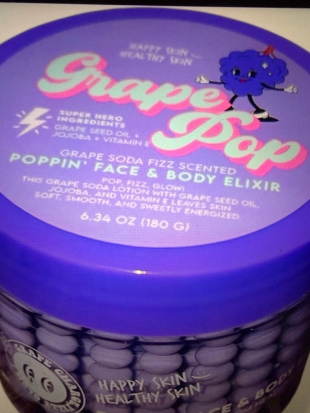 ❣️5|$25❣️Grape Pop Poppin' Face & Body Elixir - Purple - Picture 3 of 3
